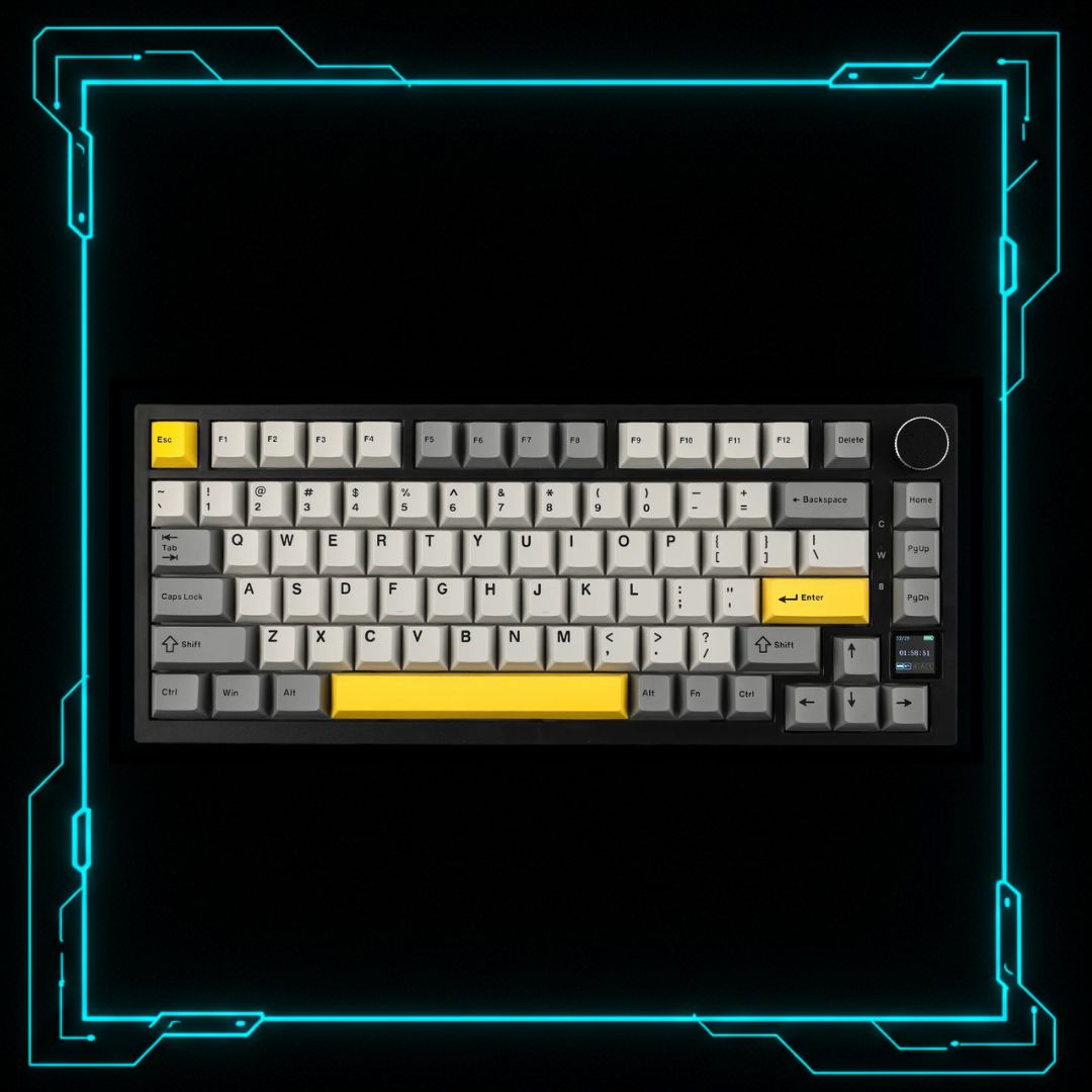 Teclado Mecânico 75 Sem Fio RGB - AJAZZ AK820 PRO