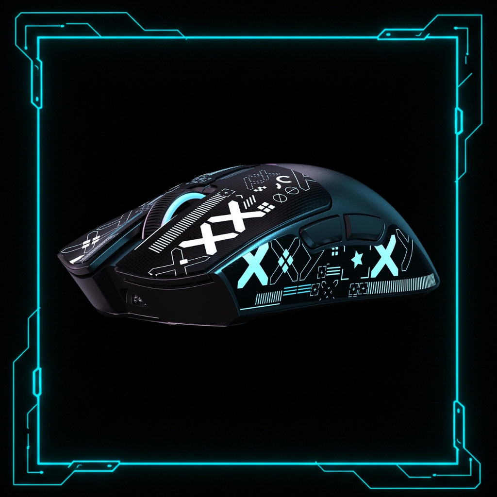 Mouse Gamer Sem Fio com Base de Carregamento Magnética — Attack Shark X11 Preto