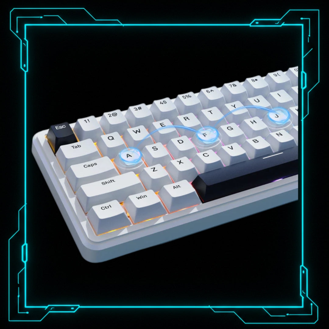 Teclado Mecânico 60 Com Fio RGB - Attack Shark X65 HE