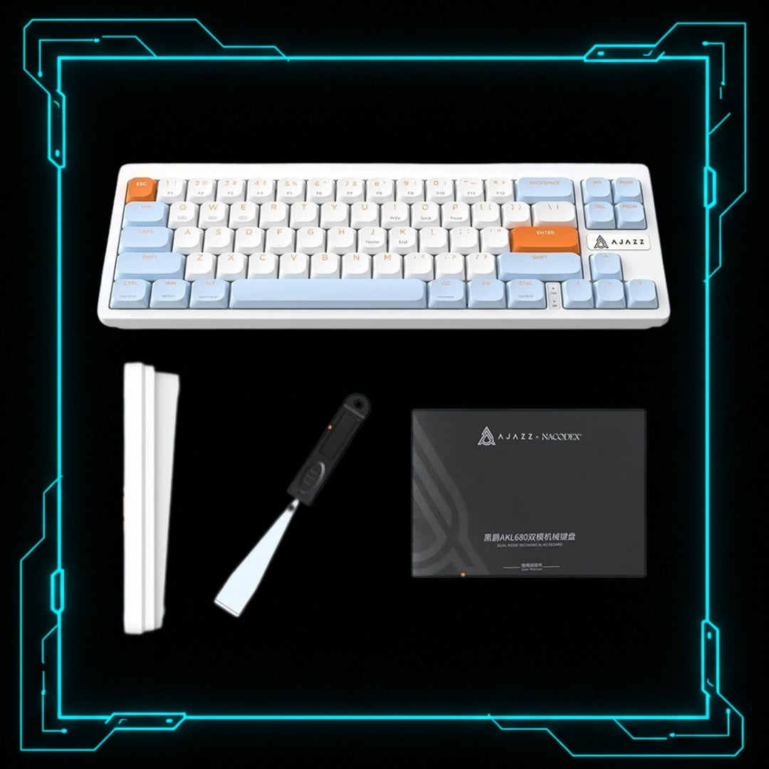 Teclado Mecânico 65 Sem Fio - AJAZZ AKL680