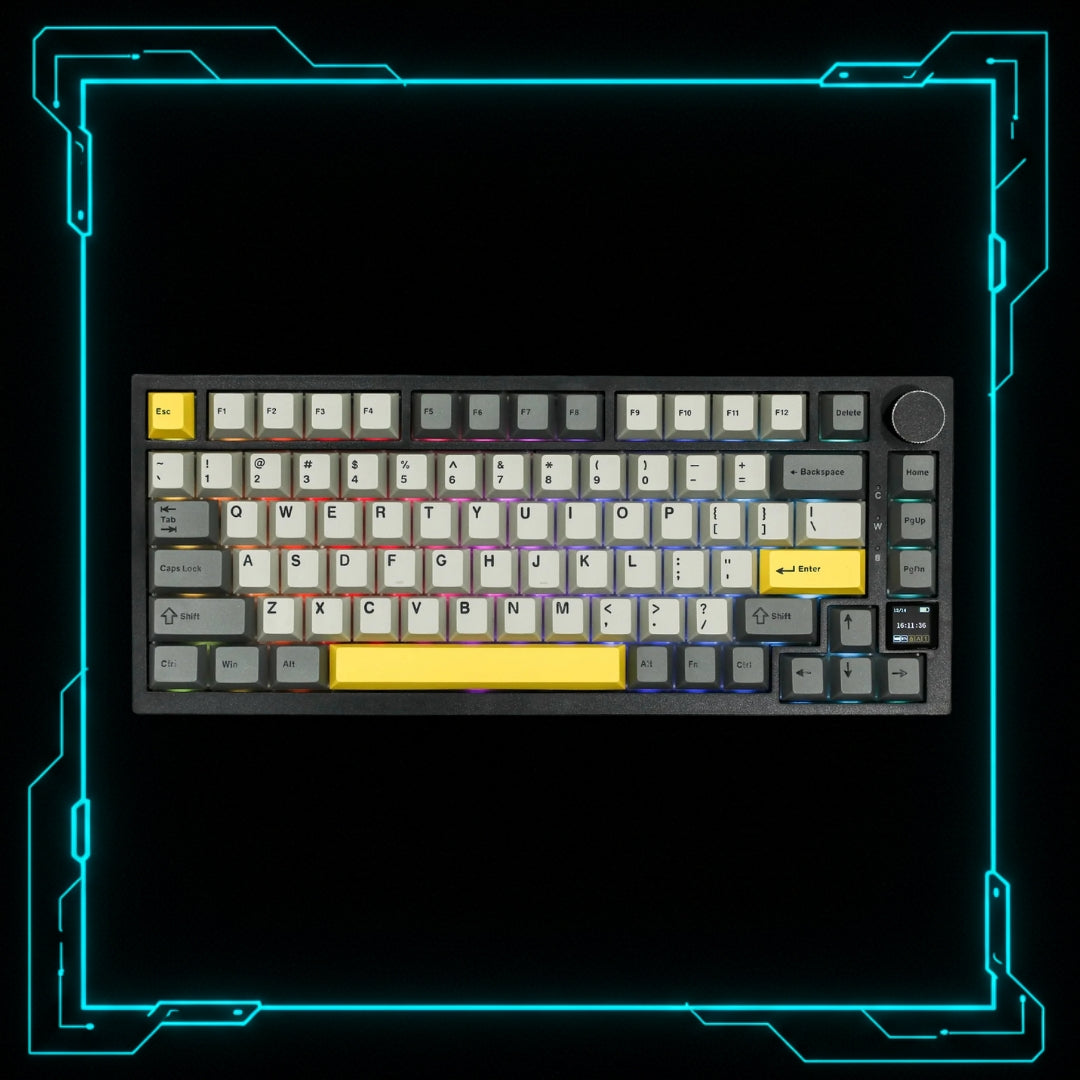 Teclado Mecânico 75 Sem Fio RGB - AJAZZ AK820 PRO