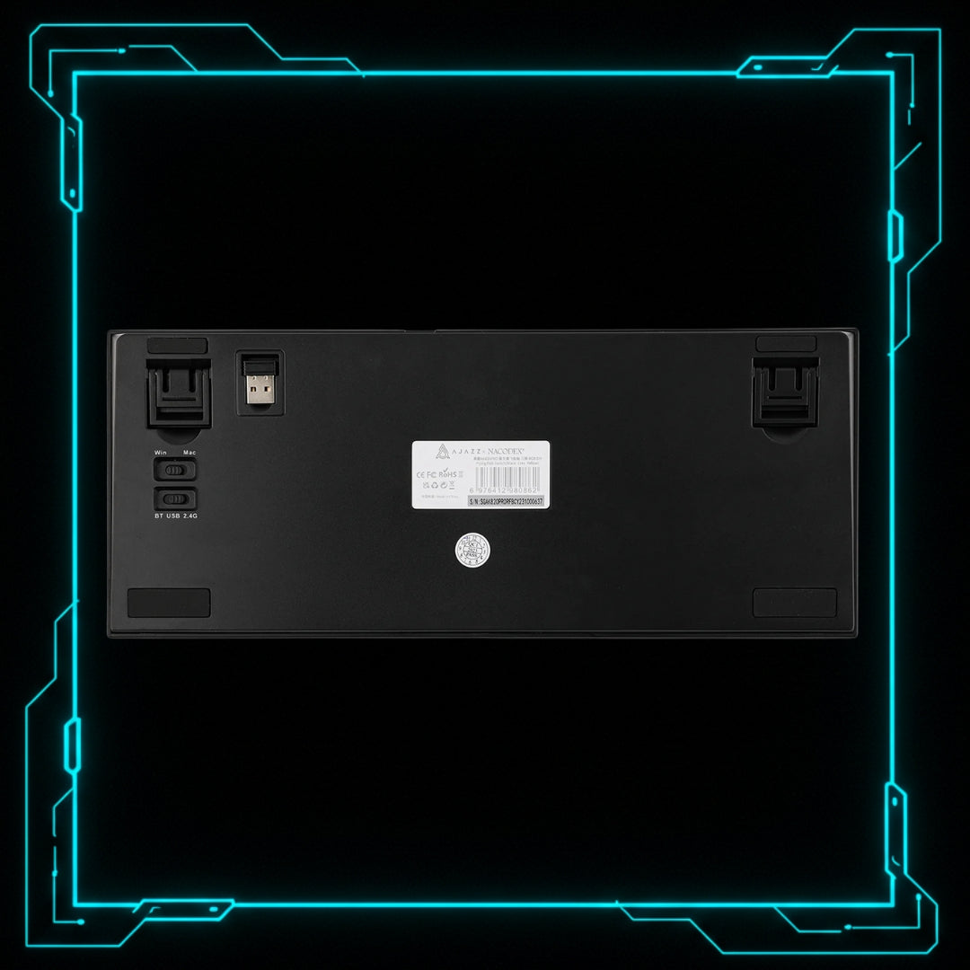 Teclado Mecânico 75 Sem Fio RGB - AJAZZ AK820 PRO